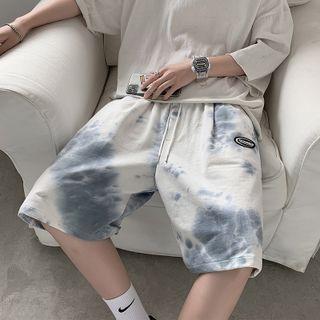 Tie Dye Drawstring Sweatshorts