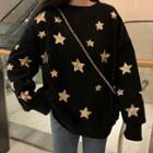 Star Pattern Sweatshirt