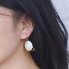 Geometric Scallop Earrings