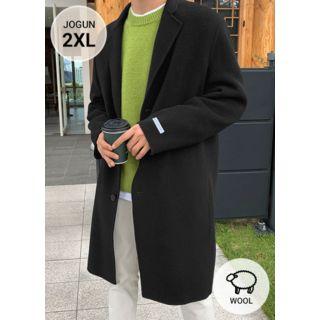 Detachable Padded Vest Wool Blend Homemade Coat