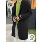 Detachable Padded Vest Wool Blend Homemade Coat