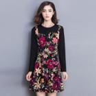 Floral Strappy A-line Dress