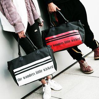 Lettering Duffle Bag