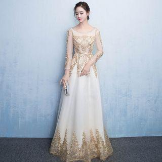 Sequined Rhinestone Evening Gown (various Designs)