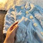 Fluffy Floral Cardigan