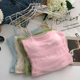 Mesh Suspender Tube Top