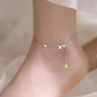 925 Sterling Silver Butterfly Anklet