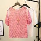 Short-sleeve Cold Lace Top