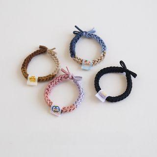 Color Block Braided Hair Tie