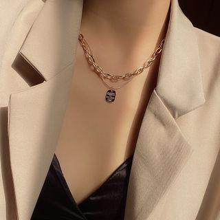 Double-layered Necklace Double-layer Necklace - One Size