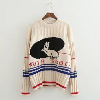 Rabbit-print Sweater