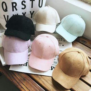 Faux Suede Cap Lemon Yellow - One Size