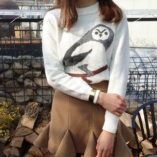 Owl Jacquard Sweater