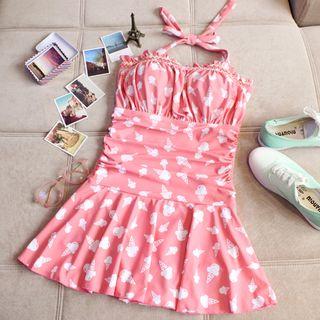 Ice Cream Halter Swimdress