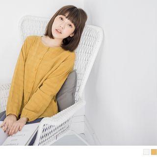 Check Embossed Blouse