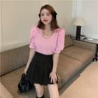 Short-sleeve Top / Mini Skirt / Pants