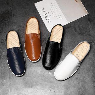 Plain Stitched Sneaker Mules