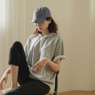 Raglan Elbow-sleeve Summer Hoodie