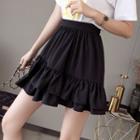 A-line Ruffled Mini Skirt