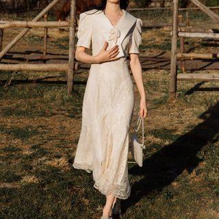 Lace Skinny Mermaid Dress