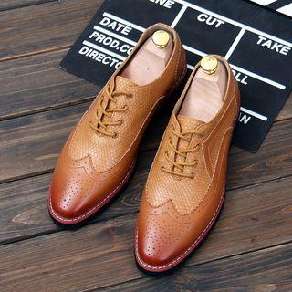Brogue Genuine Leather Oxfords