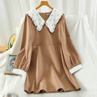 Studded A-line Shirtdress