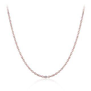 Simple Plated Rose Gold Necklace Rose Gold - One Size