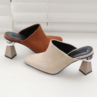 Sphere-detail High-heel Mules