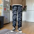 Tie-dyed Straight Cut Jeans