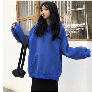 Embroidered Hoodie / Midi A-line Skirt