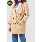 Flap-front Trench Jacket