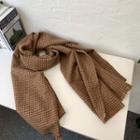 Retro Mock Cashmere Plaid Scarf As Shown In Figure - One Size