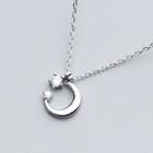 Moon Necklace Silver - One Size