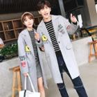 Couple Matching Printed Long Coat