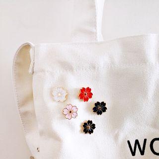Sakura Alloy Brooch