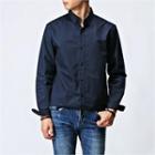 Washed Button-down Long-sleeve Shirt