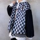Checkerboard Zipped Jacket