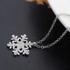 Crystal Snowflake Necklace