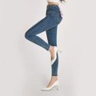 -5kg Washed Skinny Jeans Blue - One Size