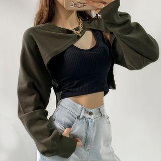 Asymmetrical Crop Sweatshirt