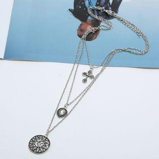 Sun Necklace As Shown In Figure - One Size