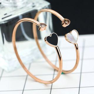 Heart Metal Bangle