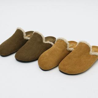 Faux-shearing Slippers