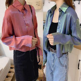Satin Light Long-sleeve Shirt