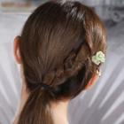 Retro Faux Pearl Gemstone Flower Hair Stick As Shown In Figure - 9cm
