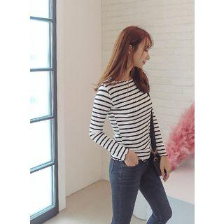 Piped Striped T-shirt