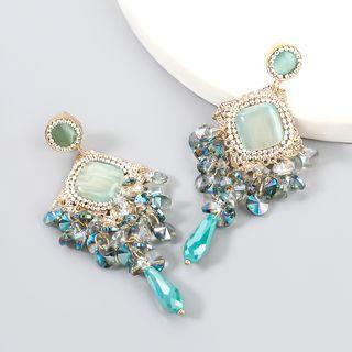 Vintage Rhinestone Drop Earring