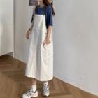 Short Sleeve Plain Top / A-line Jumper Dress