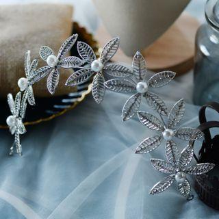 Flower Headpiece Silver - One Size