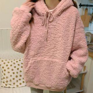 Bunny Ear Accent Hood Fleece Hoodie